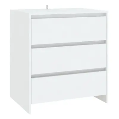 (white) vidaXL Sideboard Chipboard Storage Side Drawer Cabinet Highboard Multi Colours