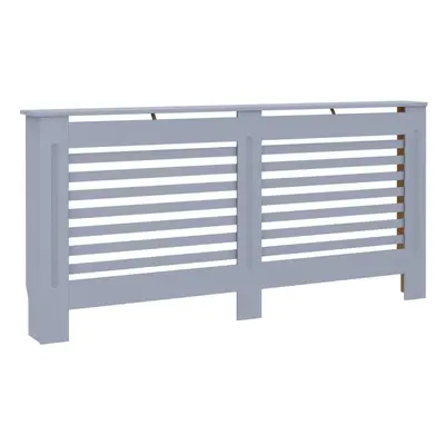 vidaXL Radiator Cover Anthracite MDF Grill Cabinet Heater Shelf Heating Unit