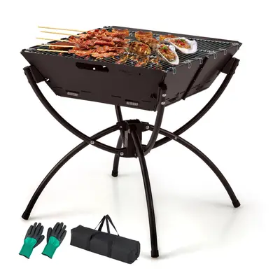 3-In-1 Camping Fire Pit Wood Burning Campfire Portable Grill