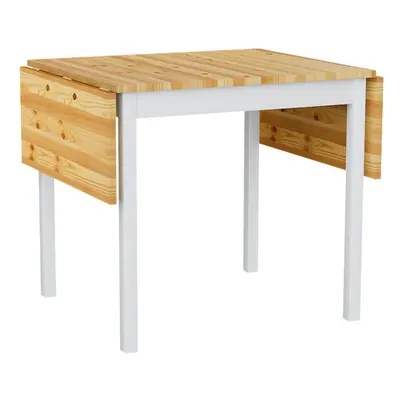 (Natural) Expandable Rectangular Wooden Dining Table