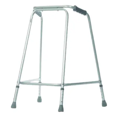 Lightweight Aluminium Walking Frame - to 960mm Adjustable Height - Large