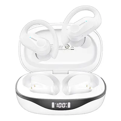 (White) Sports Bluetooth Earphones with Mics Bluetooth 5.3 Wireless Headphones HiFi Stereo Wirel