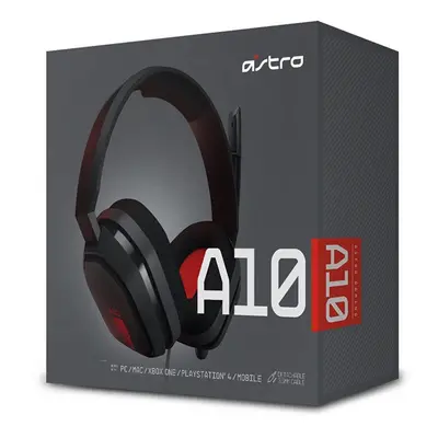 Astro Gaming A10 Gaming Headset (Black/Red - PC)