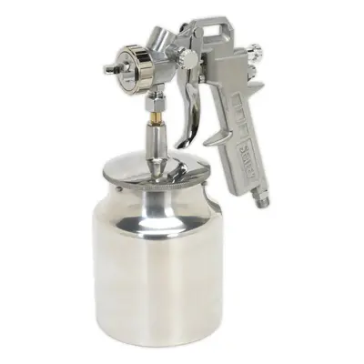 General Purpose Suction Fed Spray Gun Airbrush - 1.5mm Nozzle Water Based Paint