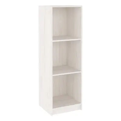 (white) vidaXL Solid Pinewood Book Cabinet/Room Divider Storage Rack Multi Colours