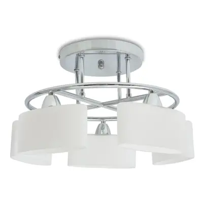 vidaXL Ceiling Lamp with Ellipsoid Glass Shades for E14 Bulbs 200W Droplight