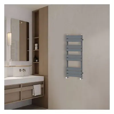 (1000x450mm) NRG Flat Panel Heated Towel Rail Bathroom Rad Radiator Anthracite