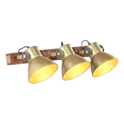 vidaXL Industrial Wall Lamp Brass E27 Hallway Bedside Reading Light Fixture