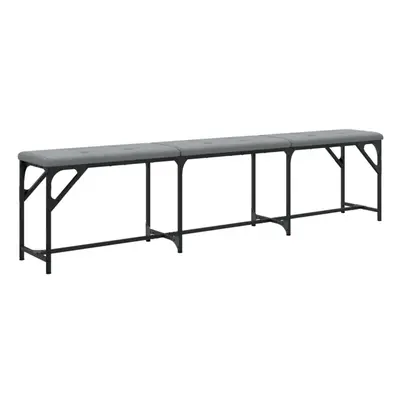 (light grey, x x cm) vidaXL Dining Bench Hallway Bench Dining Room Bench Seat Steel and Fabric