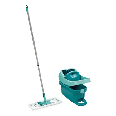 Leifheit Floor Mop Set Dust Wiper Cleaning Tool Profi Green with Cart