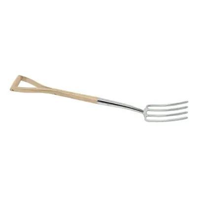 Draper Heritage Stainless Steel Border Fork with Ash Handle