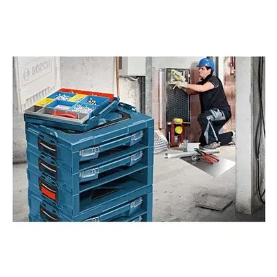 Bosch Professional 1600A001S6 i-Boxx Inset Box Set - 10-Piece, Navy Blue, 6.5 cm*34.0 cm*26.0 cm