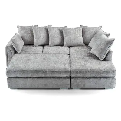 (Right Hand Facing Corner) Chiswick Corner Sofa with Footstool