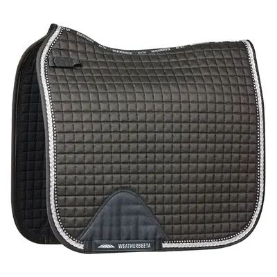 (Pony, Black) Weatherbeeta Prime Bling Dressage Saddle Pad for Horses