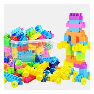 100pcs DIY Children's Assembling Toys Plastic Thickened Large Particles Building Blocks Creative