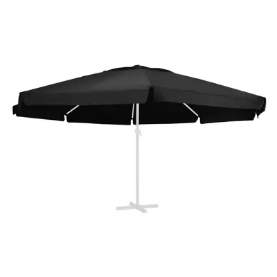 vidaXL Replacement Fabric for Outdoor Parasol Black cm Umbrella Cloth