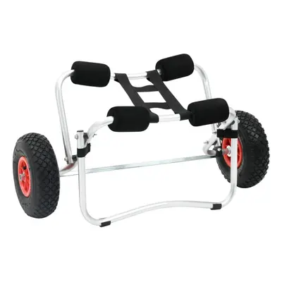 vidaXL Kayak Trolley Aluminium Boat Dolly Trailer Tote Transport Cart Wheel