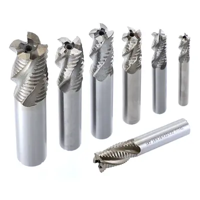 (6mm+8mm+10mm+12mm+14mm) M6-M20 Wave Milling Cutter Flutes 6-20mm HSS-AL Wave Rough End Mill