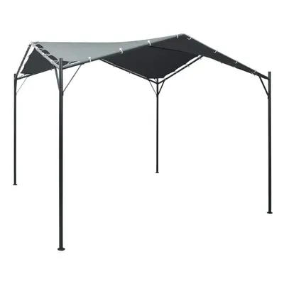 vidaXL Gazebo Pavilion Tent Canopy 3m Steel Anthracite Outdoor Canopies Gazebo