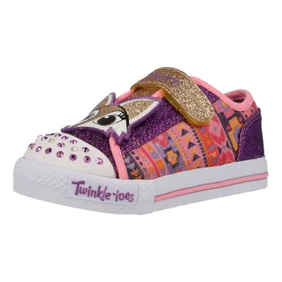 (UK Infant, Purple Multi (Purple)) Girls Twinkletoes by Skechers Casual Pumps Critter Buds