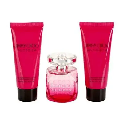 Jimmy Choo Blossom Pcs Set: 3.3 Edp Sp + 3.3 Body Lotion + 3.3 Shower Gel