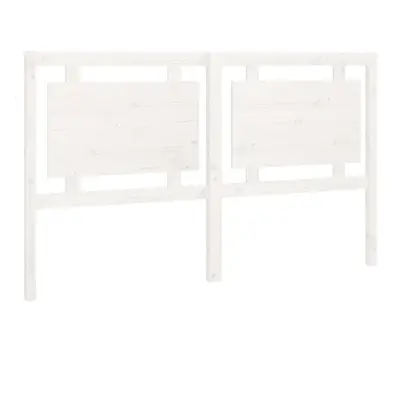 (white, 165.5 x x cm) vidaXL Bed Headboard Home Bedroom Decorative Bed Header Panel Solid Wood P