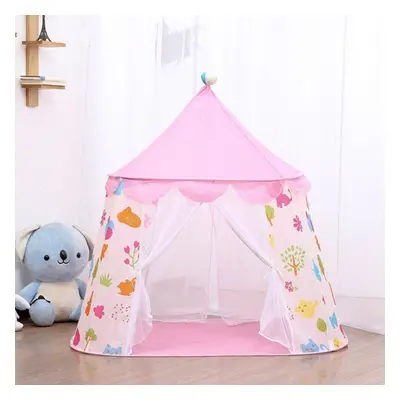 () Kid Princess Castle Tent Portable Folding Children's Tents Baby Outdoors Play House for Infan