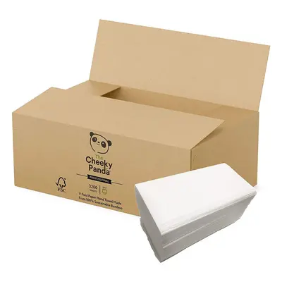 The Cheeky Panda â Professional V Fold Hand Towels | Bulk Box of Sheets | Plastic-Free, Eco-Fr