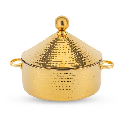 (Gold, Litres) Royalford Monarch Cornetto Hot Pot Chafing Dish