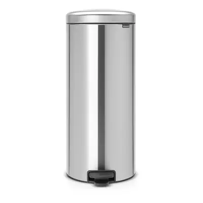 Brabantia Pedal Bin newIcon with Plastic Inner Bucket, Litre - Matt Steel