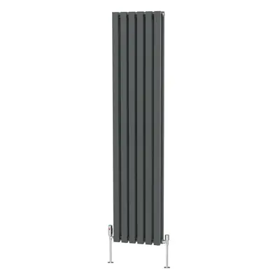 (1800 x 410mm Double) NRG Horizontal Vertical Designer D-shape Radiator Single Double Panel Bath