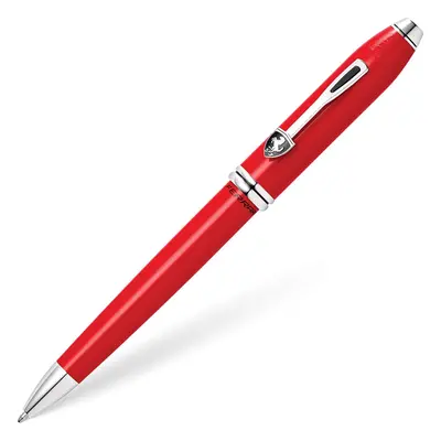 Cross Ferrari Townsend Ballpoint Pen - Corsa Pink Lacquer and Rhodium