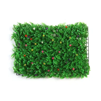 (Type C) 40x60cm Artificial Plant Mat Greenery Wall Hedge Grass Fence Foliage Decoration