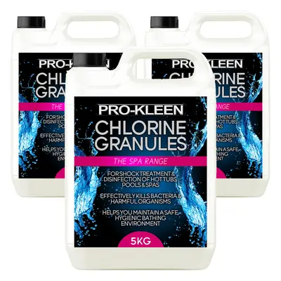 (3 x 5KG) ProKleen Stabilised Chlorine Granules