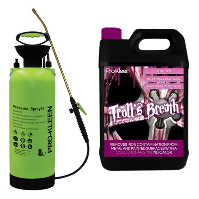 (8L) Pro-Kleen 5L Troll's Breath & Manual Pump Sprayer