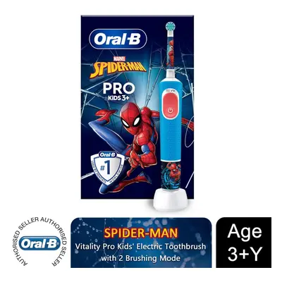 (Spider-Man) Oral-B Vitality Pro Kids Electric Toothbrush, 3+Y