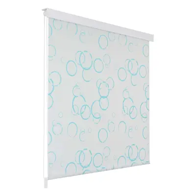 vidaXL Shower Curtain Roller Blind 140x240cm Bubble Bathroom Divider Panel