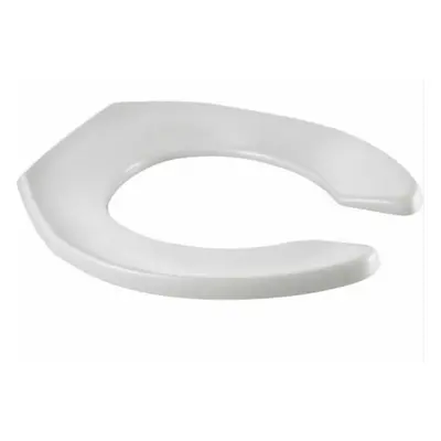 Carrara & Matta Commercial Anti-Vandal Open U Shape White Toilet Seat