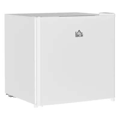 HOMCOM 46L Counter Top Fridge with Chiller Box Mini Fridge for Bedrooms Cream