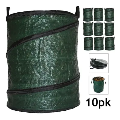 Collapsible Garden Bag Large Reusable Carry Handles Waste Bin Refuse Sack 90L x