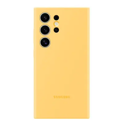 Samsung Galaxy S24 Ultra Silicone Case Yellow - EF-PS928TYEGWW