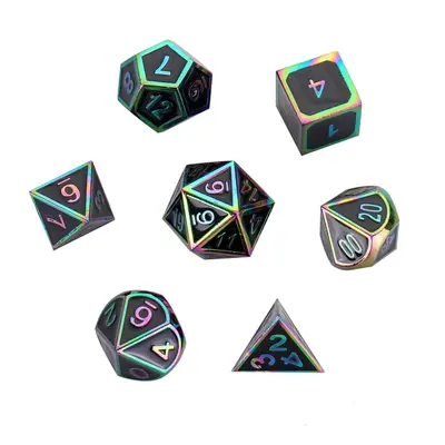 () Pcs Alloy Polyhedral Dices Set Role Playing Game Accessory For Dungeons Dragons