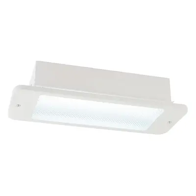 Recessed Emergency Ceiling Guide Light - 3W Daylight White LED - White