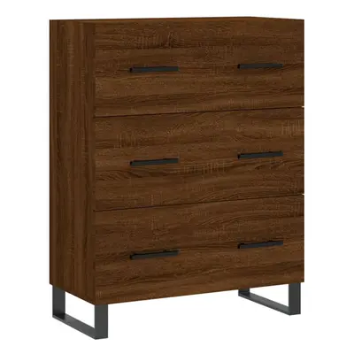 vidaXL Sideboard Hall Storage Side Cabinet Cupboard Brown Oak Engineered Wood