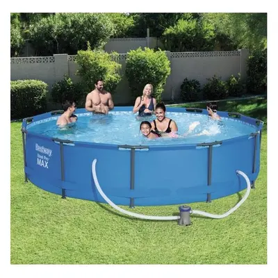 Bestway 10ft x Steel Pro Max Frame Pool Set with Filter Pump