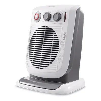 DeLonghi HVF3552TB Upright Fan Heater Hour Timer White