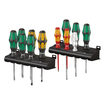 Wera Kraftform Plus All-Round Screwdriver Set, PH/PZ/SL, 12PC