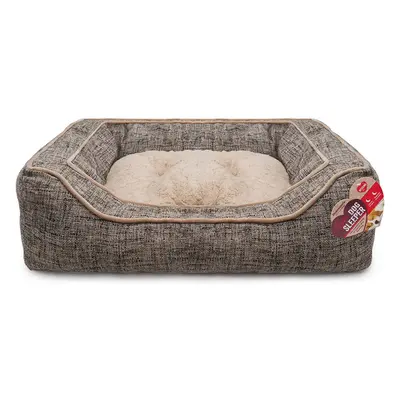 Rosewood Medium dog bed for medium dogs,machine washable, super soft, cosy oatmeal plush and dur