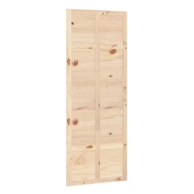 vidaXL Solid Wood Pine Barn Door 80x1.8x214 cm Wooden Hanging Sliding Door