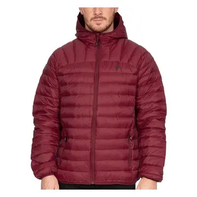 (S, Merlot) Trespass Mens Romano Lightweight Down Packaway Padded Hooded Jacket Coat